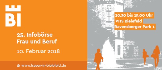 „Frau und Beruf“, 25. Infobörse in Bielefeld im Februar 2018